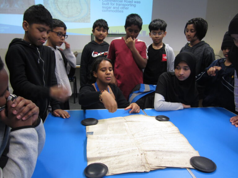 Year 5 trip to Tower Hamlets Library and Archives